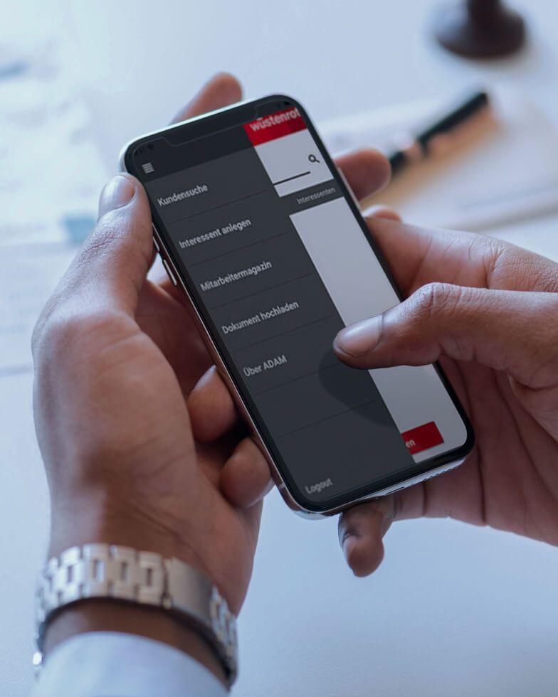 ADAM App - Top informiert über alle Kunden